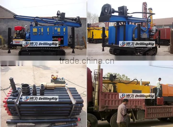 400m deep pneumatic water well drill rigs--Hot sale in Russia