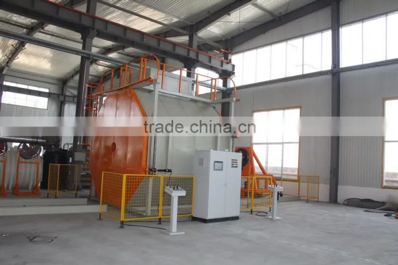 new design and ISO9001 approved shuttle rotomolding machine with two arms