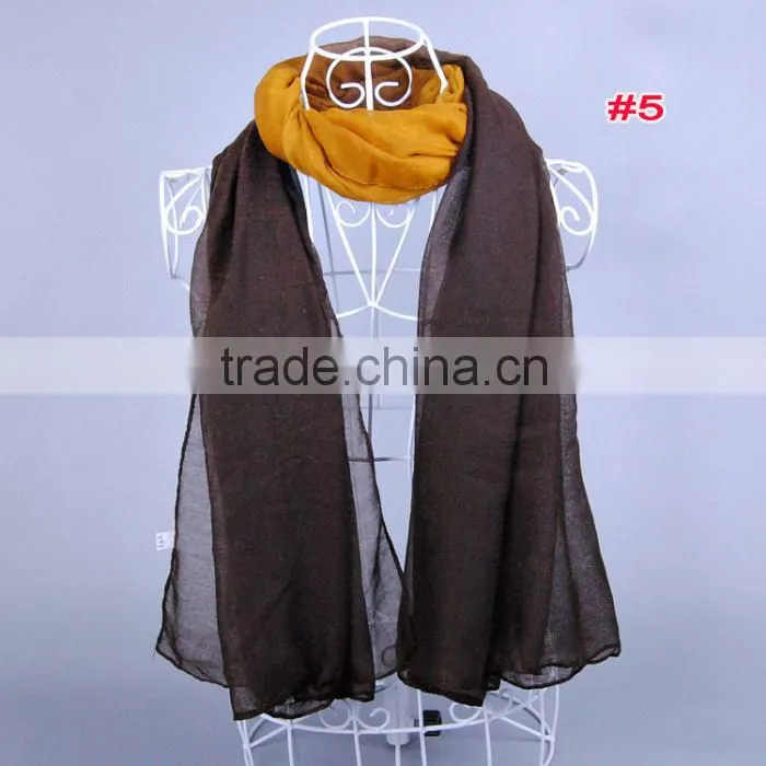 Hot Ombre Viscose women shawl scarf Voile Scarves 180*90 Pashmina Shawls Muslim Hijab