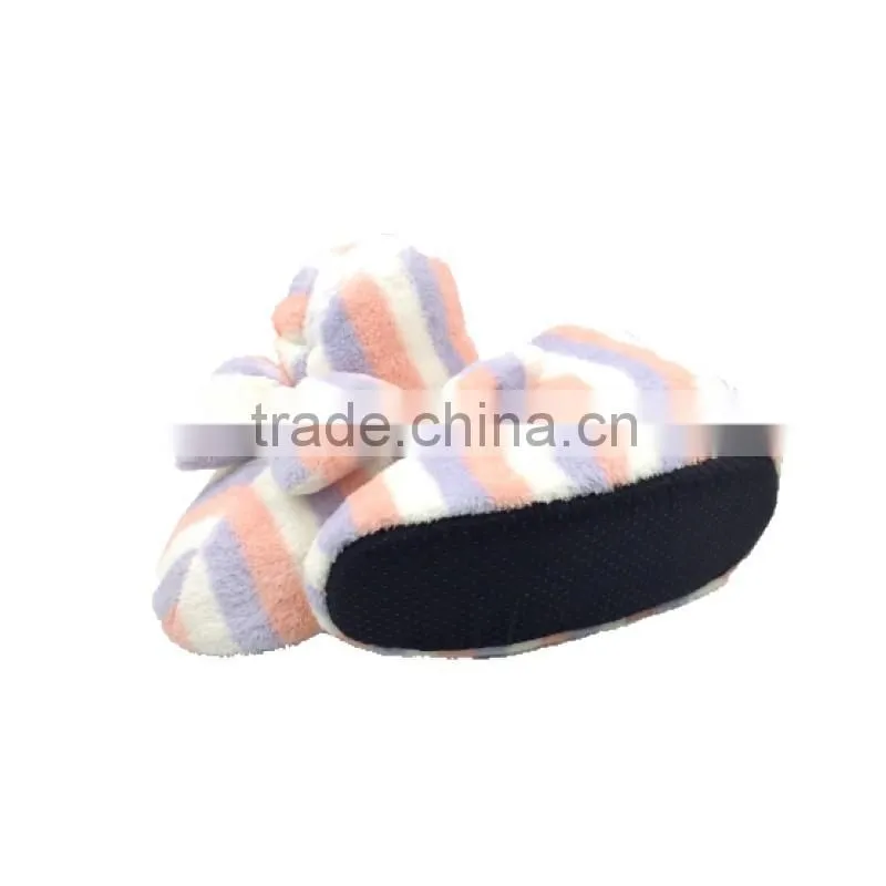 Lovely Custom baby popular home soft funny Plush indoor Slipper for sale