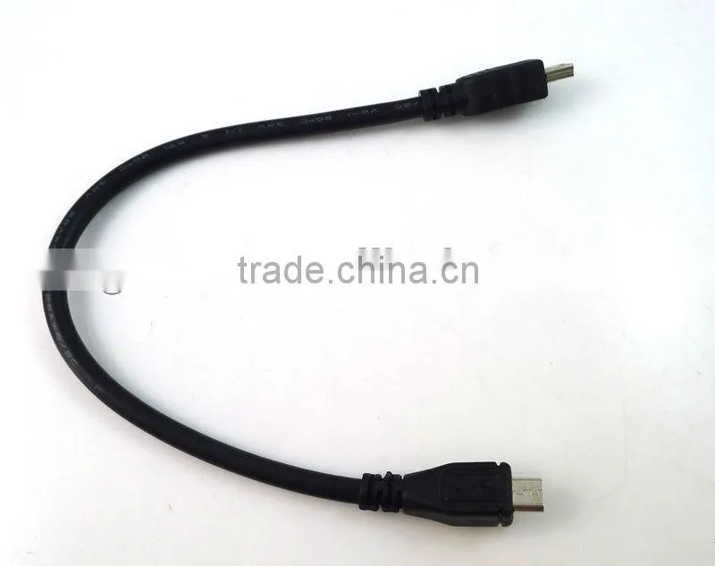 Micro USB Male To Mini USB Male Adapter Converter