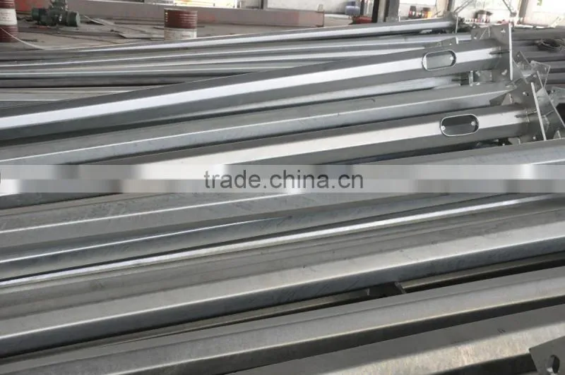 well galvanized octagonal street lighting pole for sale