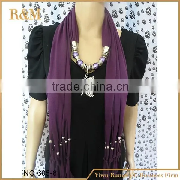 Most popular high safety jewelry pendant scarves for wholesale