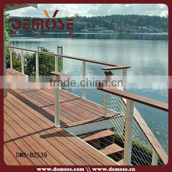decorative railing stainless steel outdoor/roof deck railing