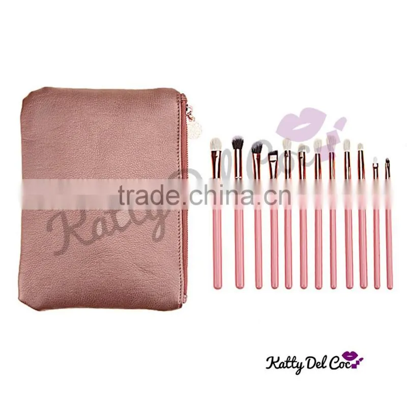 Beauty killer rose gold professional makeup brush set whole sale