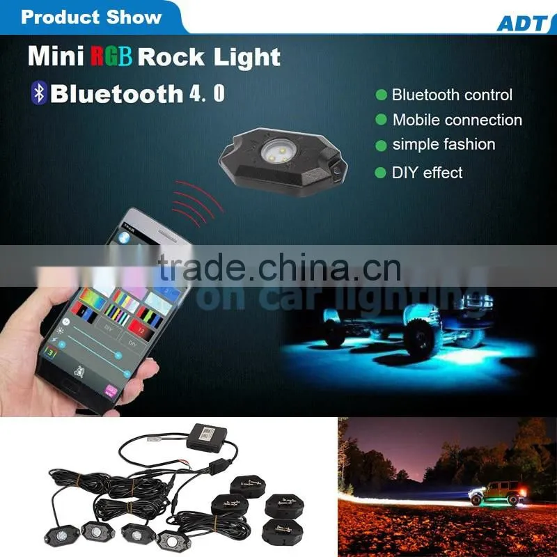 Hot selling 4x Off-Road Jeep Truck LED Rock Underbody Light Trail Rig Waterproof Fender Lamp