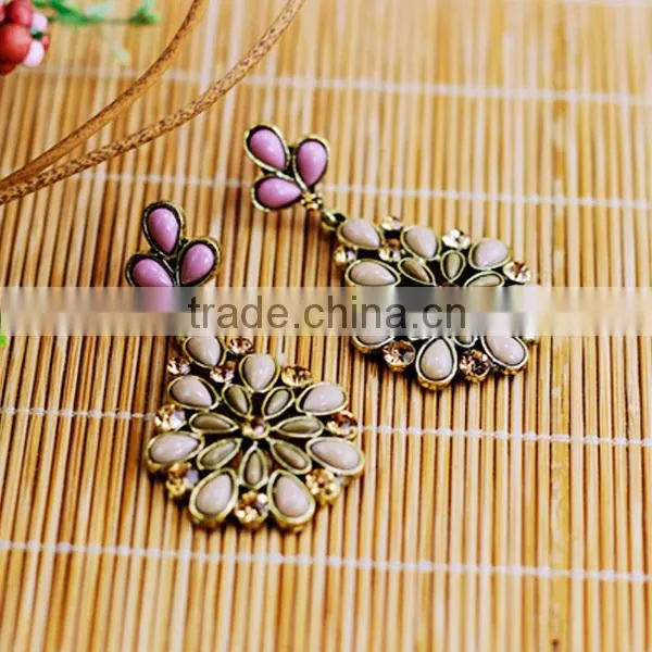 custume jewelry inventory plain small dubai gold jewelry earring