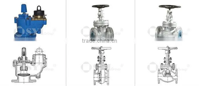 Z45X-16 Soft sealing russia gost gate valve of SYI