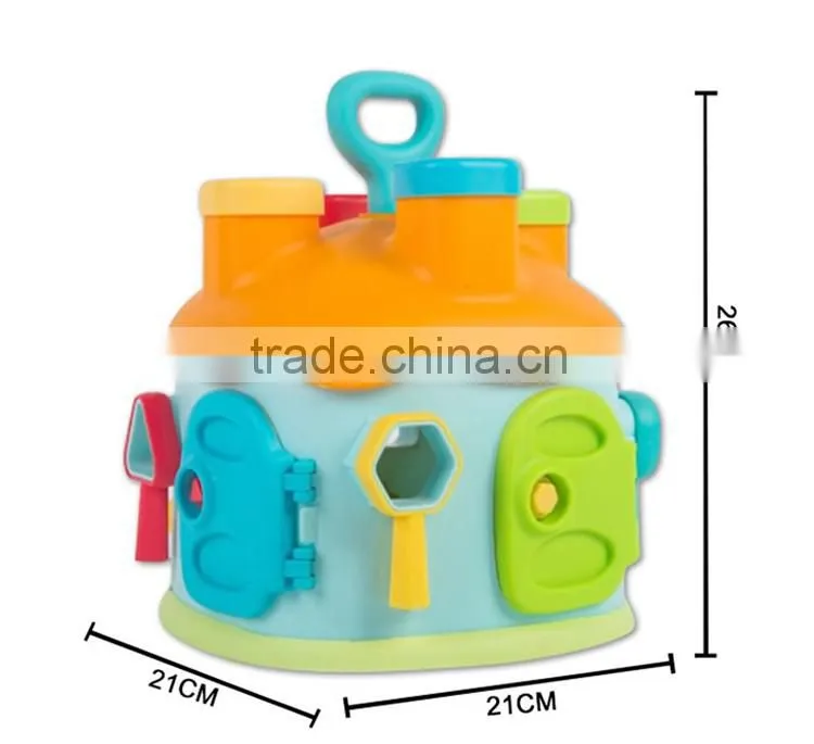 Kids building blocks educational plastic play house toy