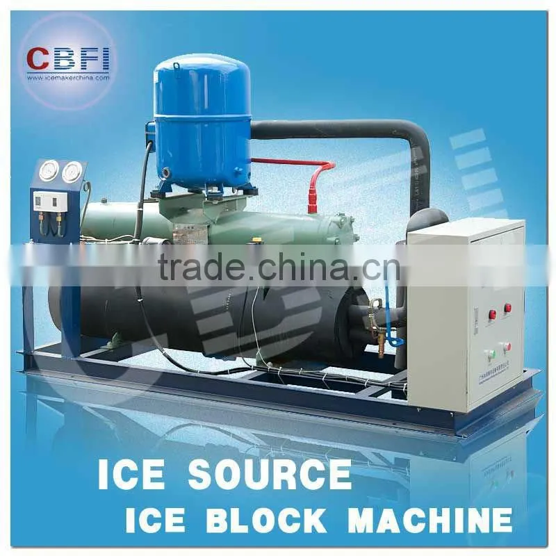 Commercial 10000kg/day automatic block ice machine for Africa