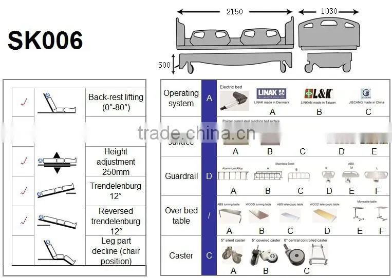 Hospital Furniture Price Of Bed