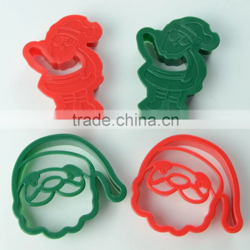 9 pcs plastic cookie cutter with different shapes