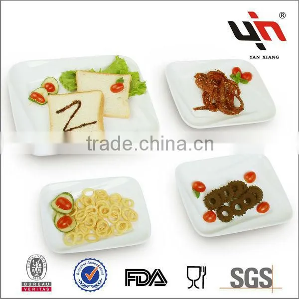White Ceramic Promotional Plate