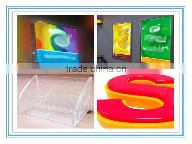 Square Acrylic light diffused plastic sheet frosted for LED lighting