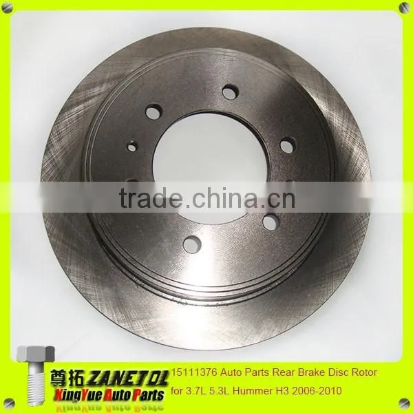 15111376 Auto Parts Rear Brake Disc Rotor for Hummer H3 2006-2010