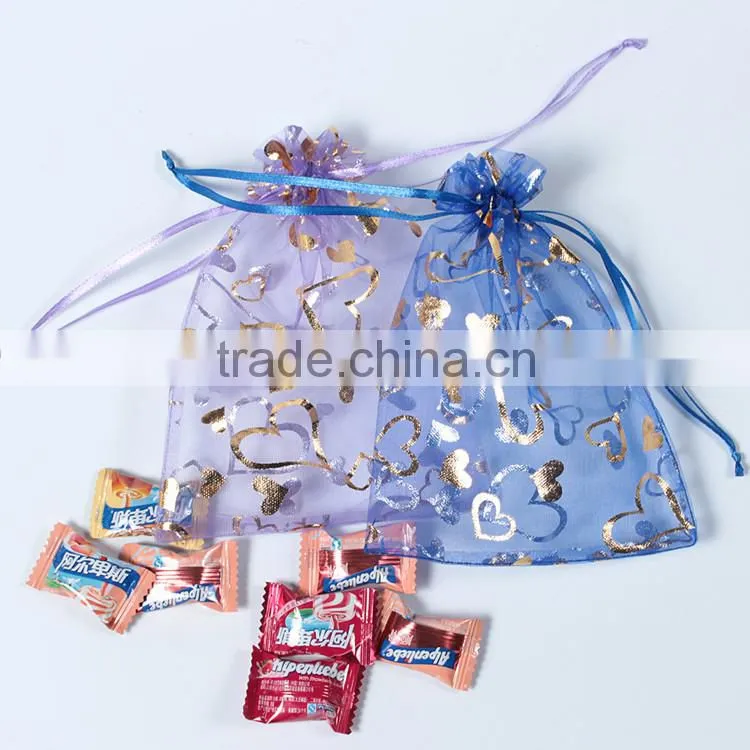 Custom Made Satin Organza Bags Pouches,Organza Pouch Made in China