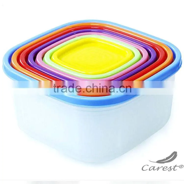 Plastic Refrigerator Storage Boxes Food-grade Sealed Bins