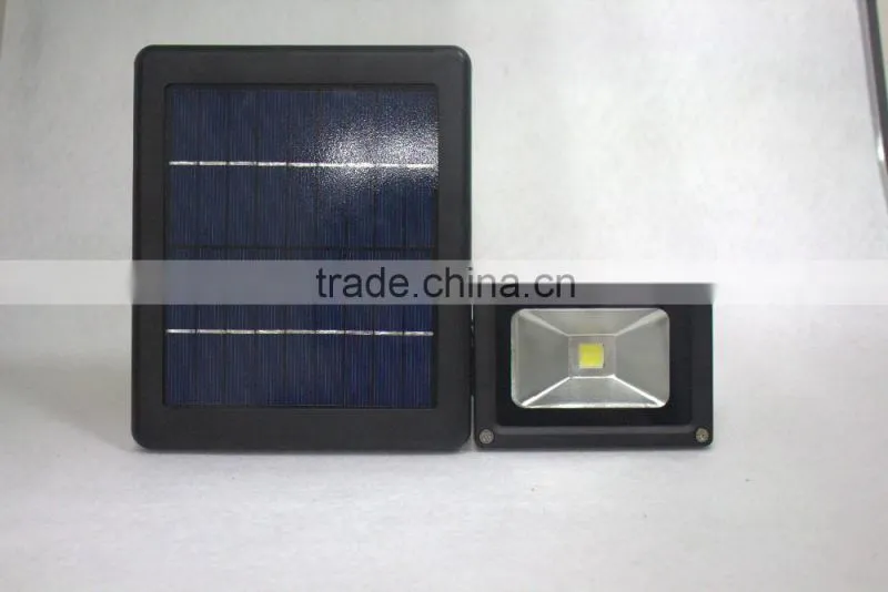 2016 factory made low price high brightness solar led flood light for country yard