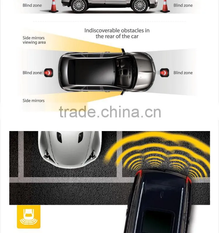 Steelmate PTS410M5 car parking sensor system, rear parking sensor, parking assist system