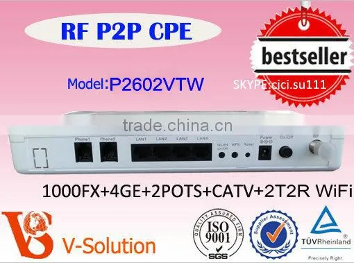 Lowest Price For CPE P2P With WIFI And CATV