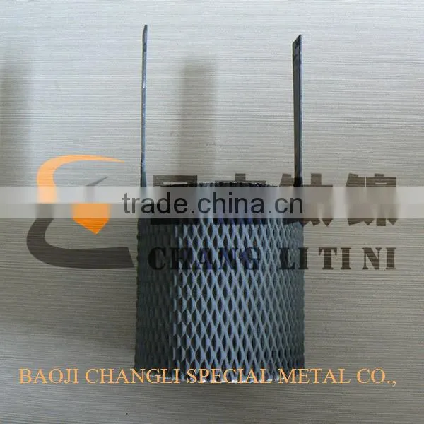 lead oxide electroplating electrode for wastewater treatment