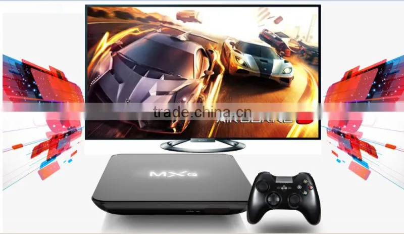 Neweset 2016 Cheap Android 5.1Quad Core 2G/16G 4k 64 bit KODI quad core streaming box S905 MXQ PRO