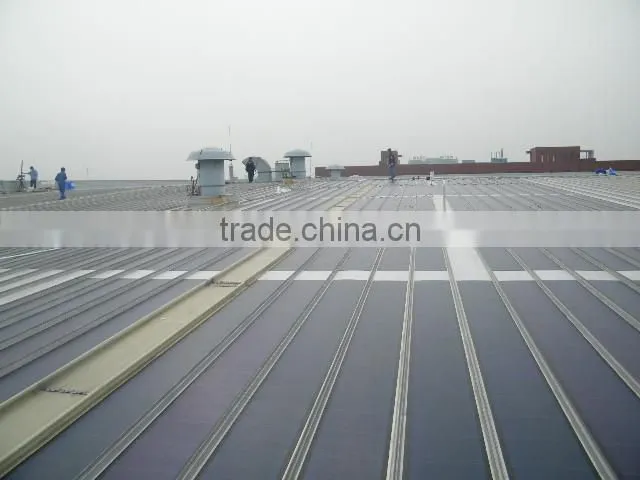 72W Peel and stick adhesive film back flexible solar panel