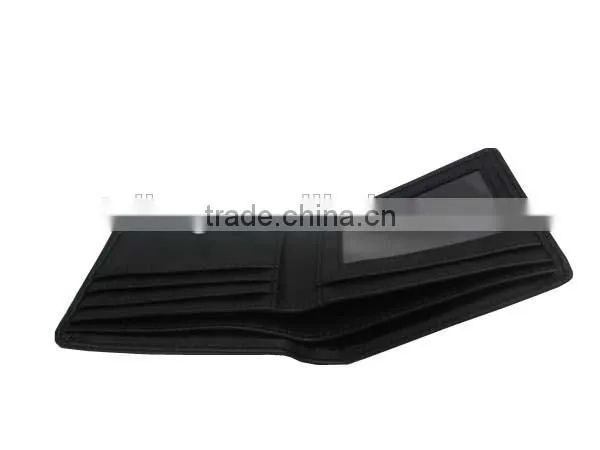 2016 New arrival hot selling popular pu leather wallet purse for men,pu leather and PVC for body