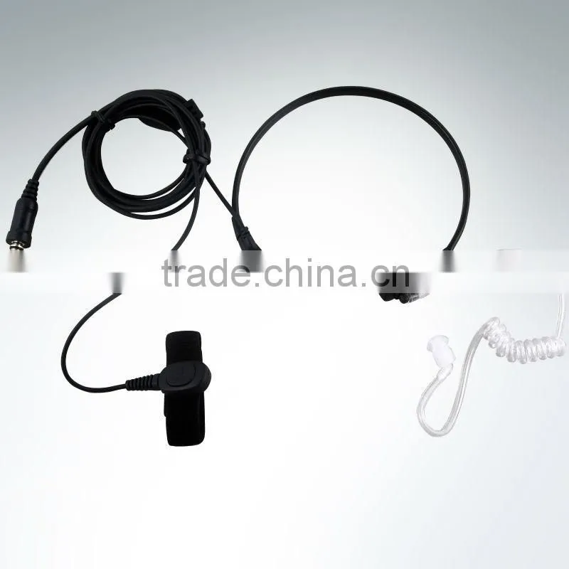 Walkie-talkie headset laryngeal control with air ducts FOR VX7R radio