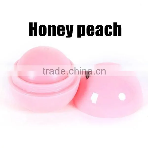 Romatic bear 6colors Natural Plant Organic Lip Balm Ball Lipstick 24pcs/set Favours Of Fruits