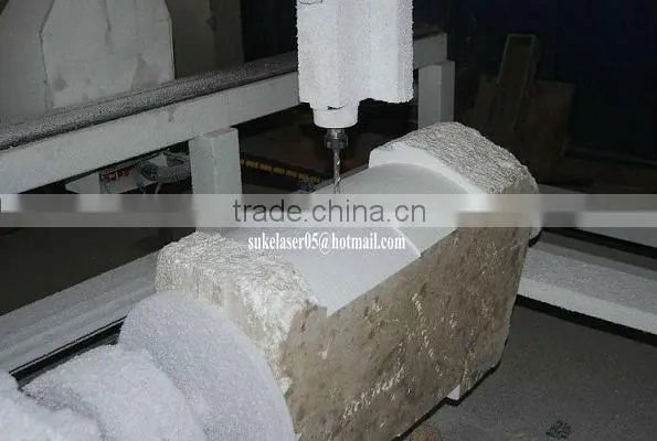 4 axis CNC Router 180 degree rotatable spindle head