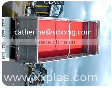 10mm UHMW-PE plastic for tipper truck floor covering, wear-resisting liner for truck, self-lubricating UHMWPE liner