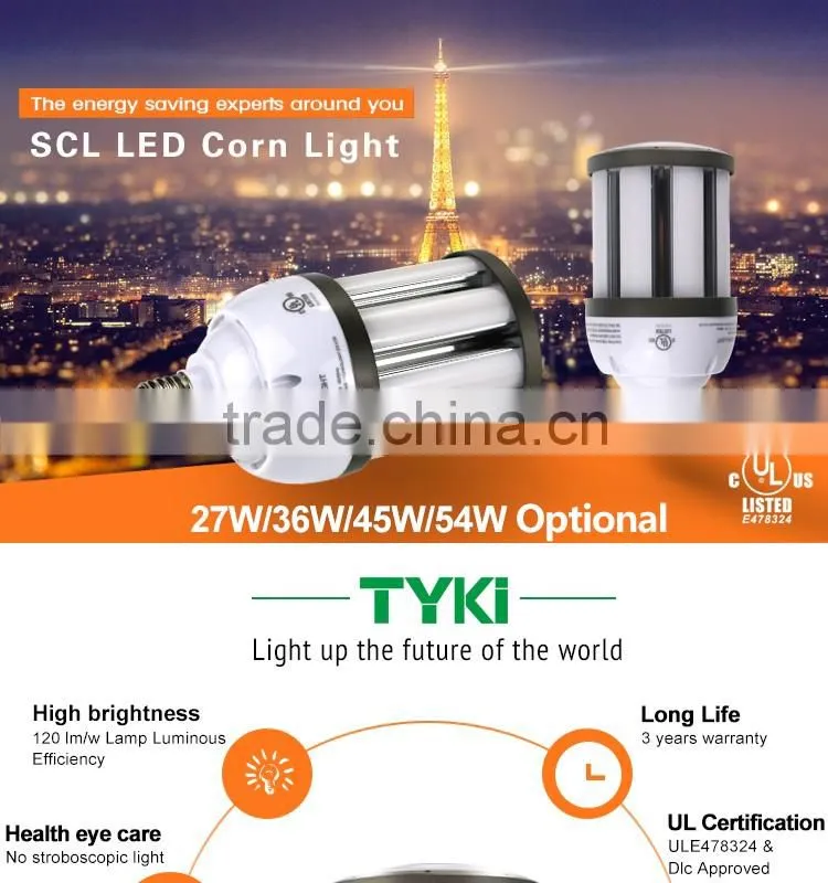 120 Watt LED Corn Bulb / LED High Bay Light Bulb / UL Listed E39 LED Corn Bulb