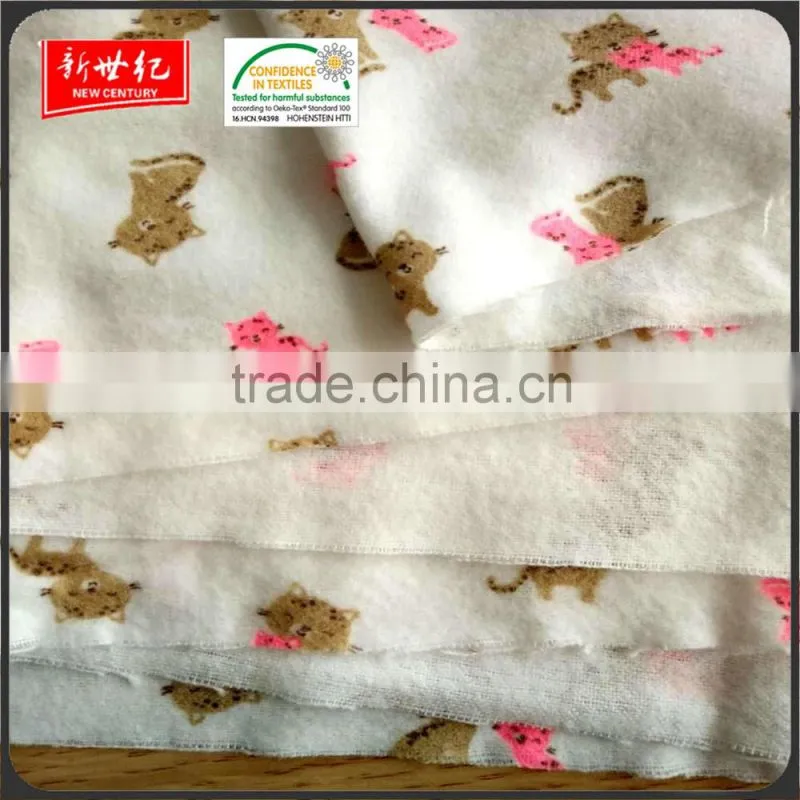 wholesale 100% cotton flannel fabric