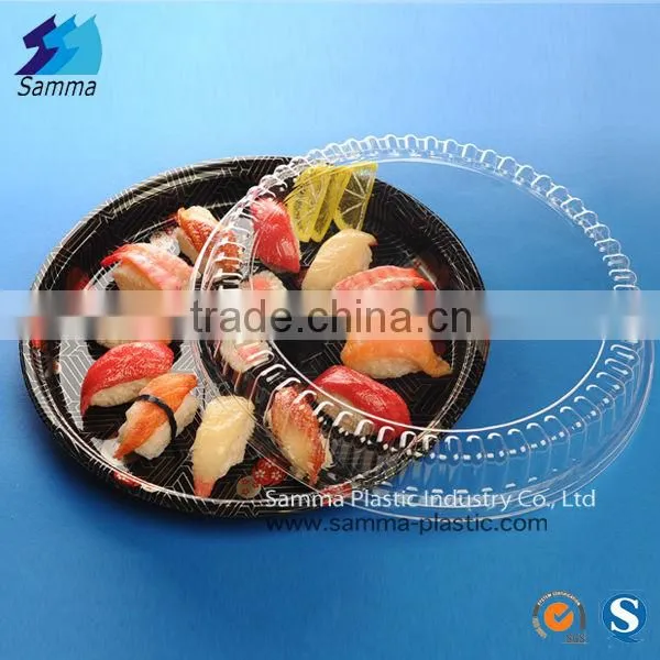 Plastic OPS Round Food Trays