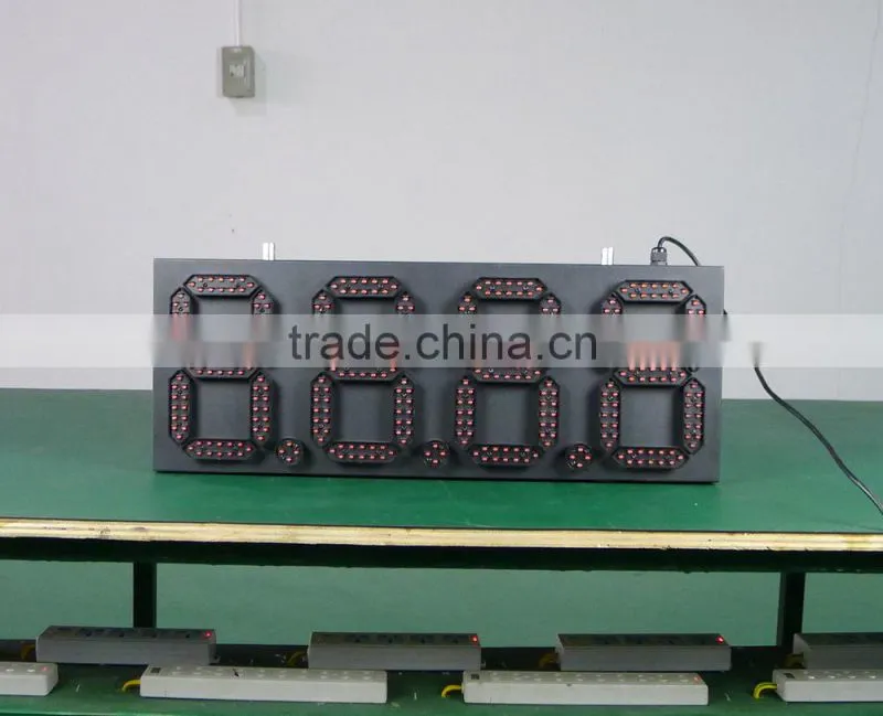 Outdoor gas led display