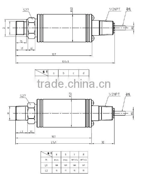 PT124B-215 intrinsically safe explosion proof pressure transmitter
