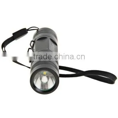 mini aluminium waterproof shockproof led aluminum flashlight