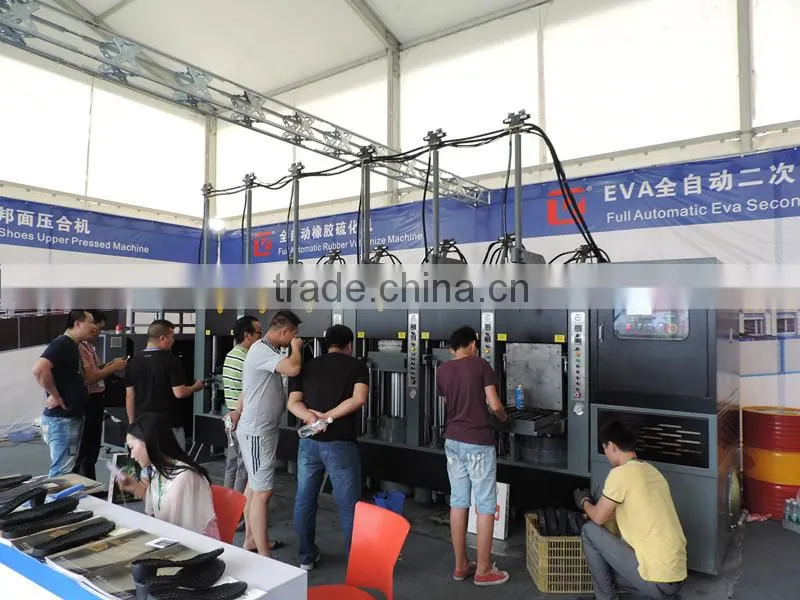Full automatic rubber hydraulic hot press machine with 7.5KW servo motor for 12stations and 6stations