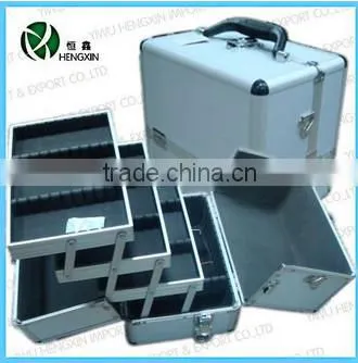 Professional cosmetic case ,High Quality Aluminum Tool Case