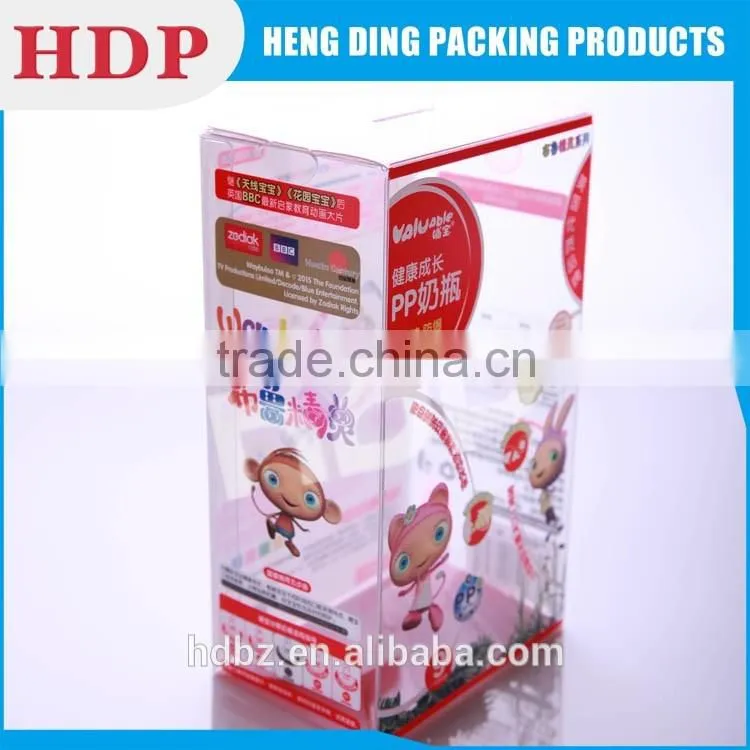 disposable hot sale pvc pet pp box packaging