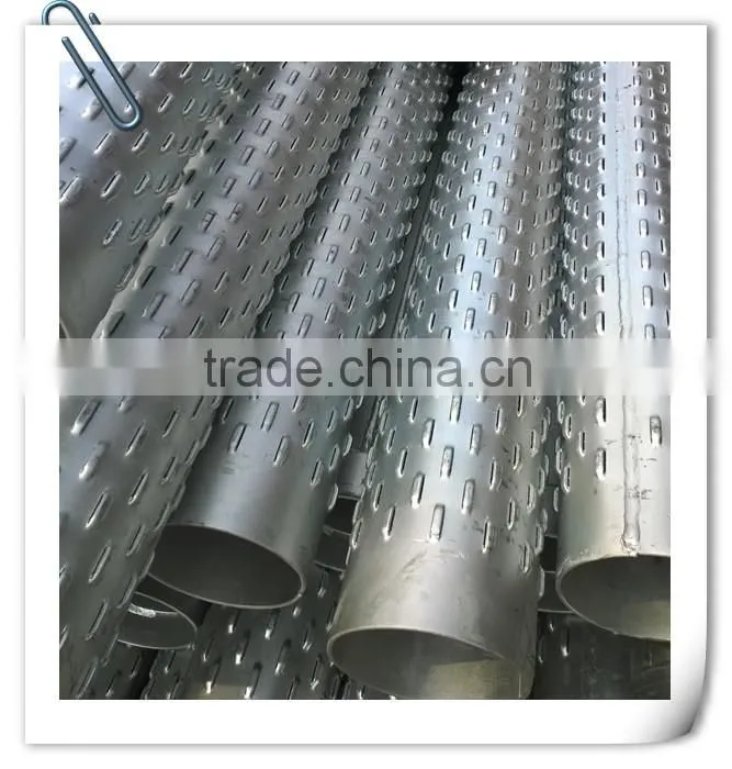 factory carbon steel bridge slot pipe for water