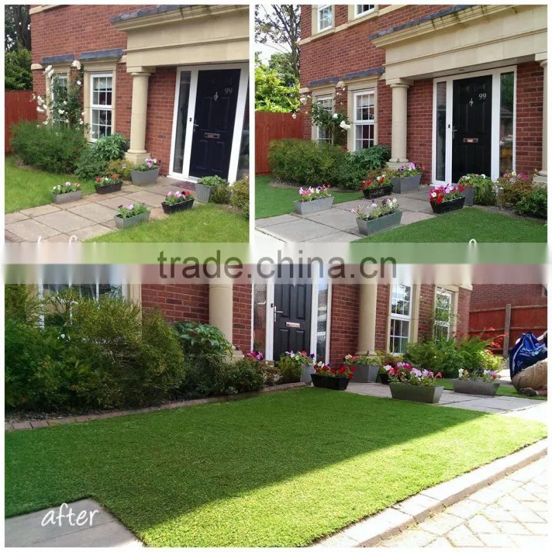 Cheap prcice easy clean gazon synthetique for residential area with ISO SGS ROHS