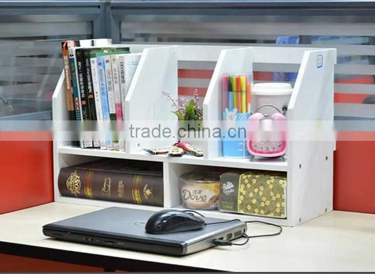 The creative students' study bookshelves