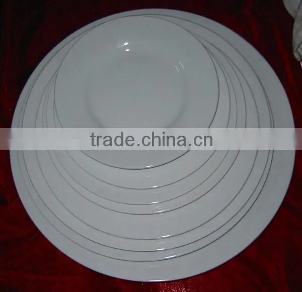 china supplier wholesale hotel restaurant wedding white porcelain plate
