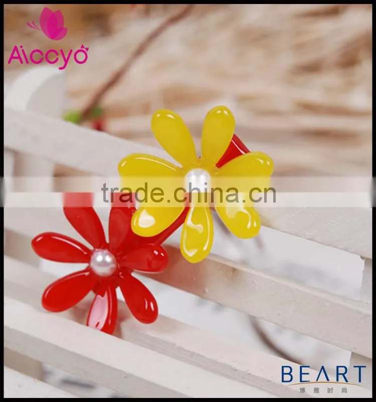 Cellulose Acetate Flower Hair Accessory Extension Hair Clip