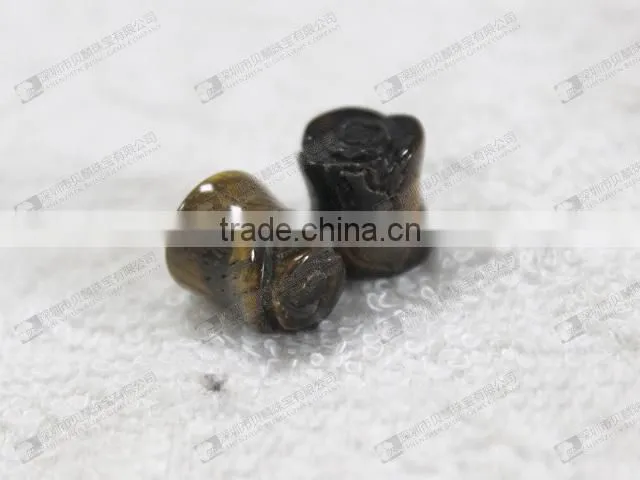 Body piercing jewelry tiger eye stone ear plugs