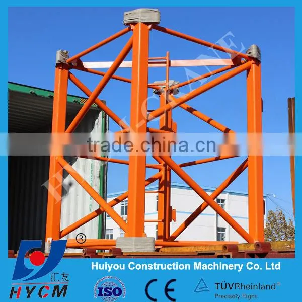 China 4t Flat Top Tower Crane in Algeria for Sale