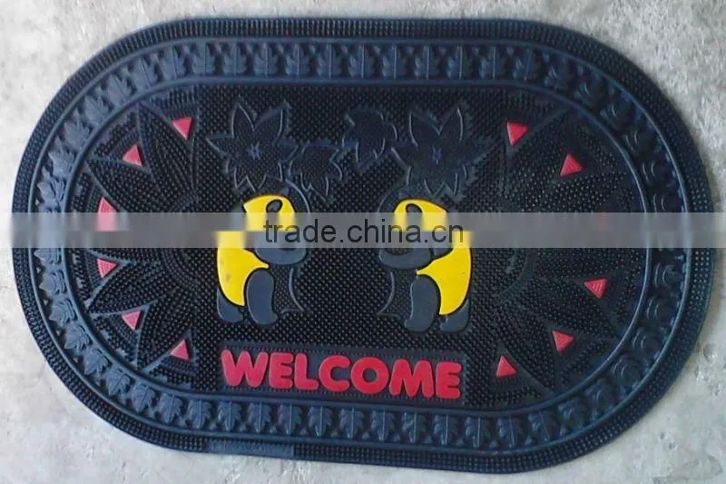 Custom eco-friendly rubber door mat
