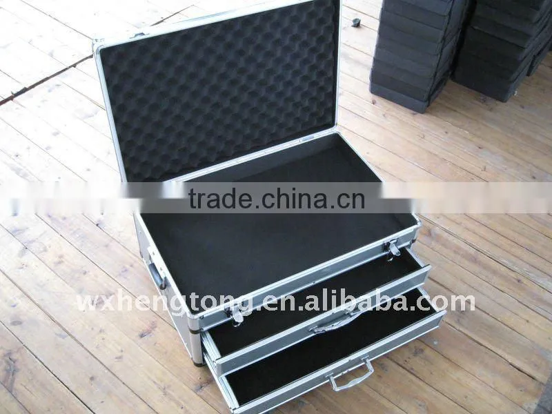 aluminum tool case with drawers